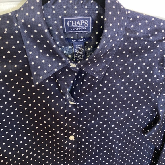 Chaps Women’s 3/4 Sleeve Button Down - Picture 8 of 8